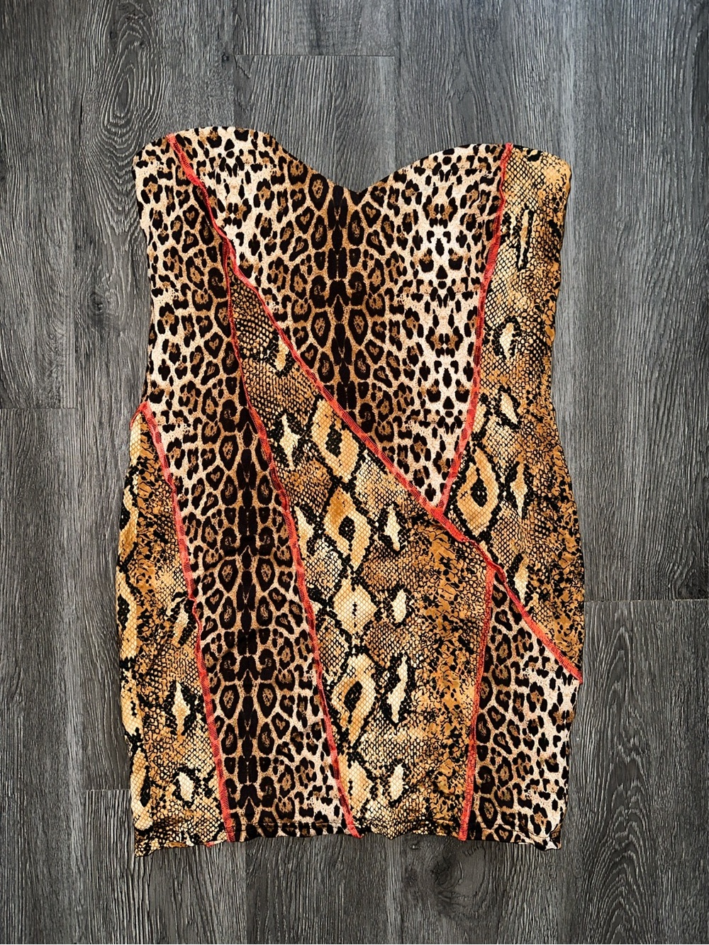 Seams Fiesty Leopard Mini Dress